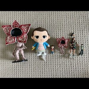 Assorted Stranger Things toys